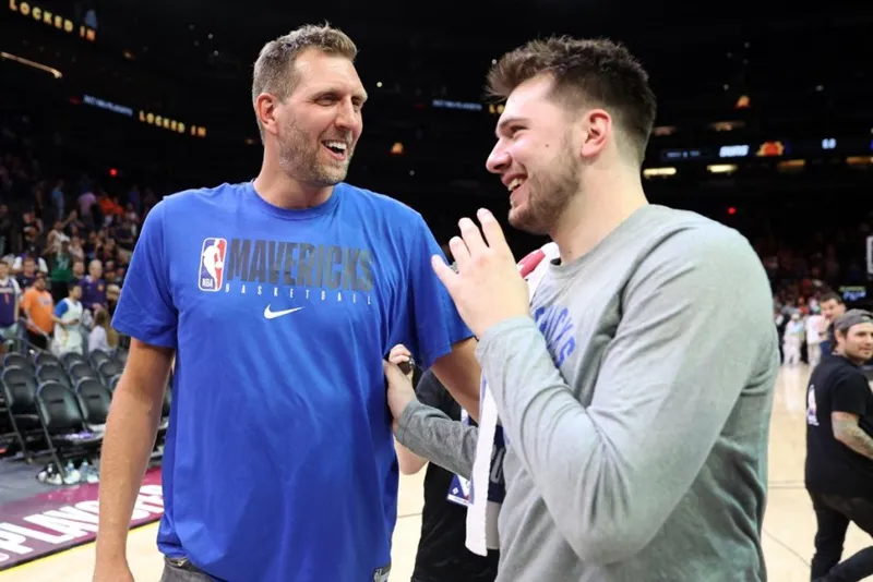 Dirk Nowitzki Luka Doncic