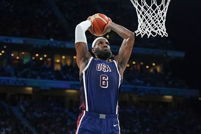 lebron james medalha ouro