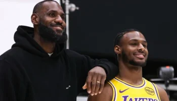 LeBron James Bronny pai Lakers