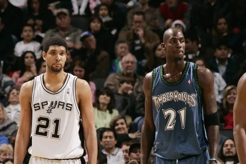 kevin garnett tim duncan warriors