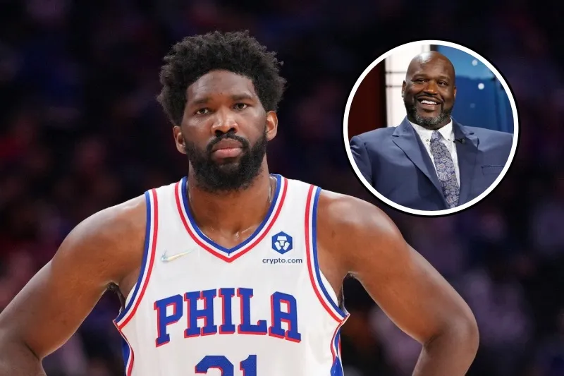 Joel Embiid Shaquille O'Neal