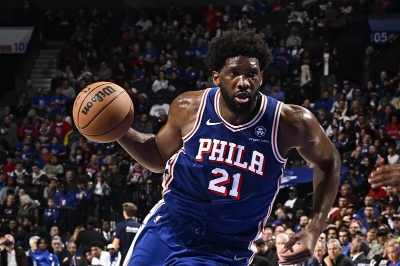 NBA 76ers Joel Embiid