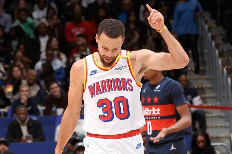 Stephen Curry Warriors Wizards