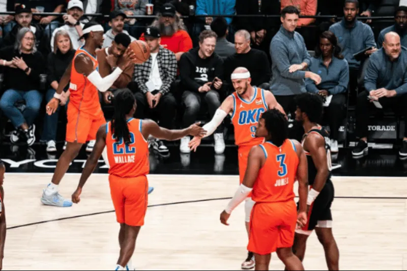 defesa thunder marca NBA