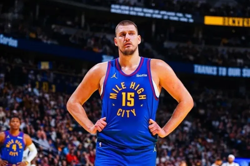 Nikola Jokic Nuggets Warriors