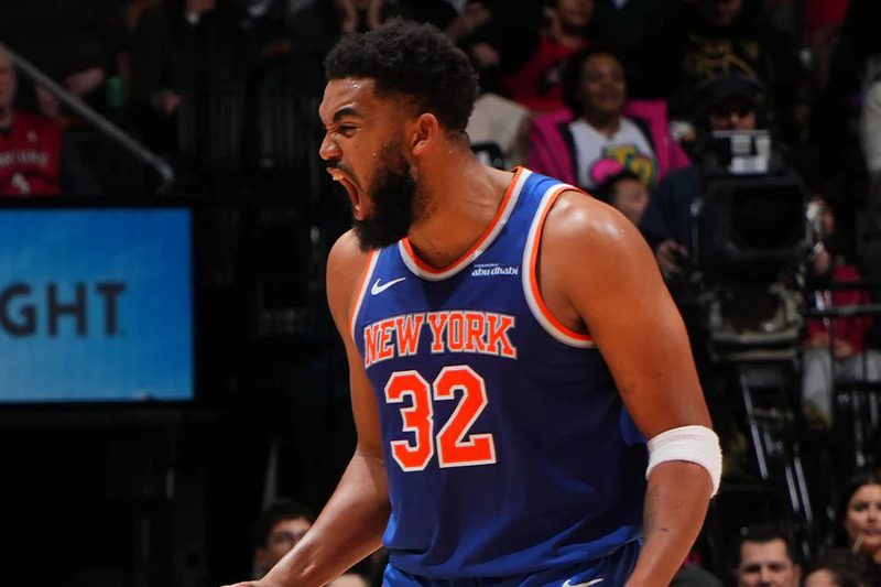 Karl-Anthony Towns Knicks Raptors