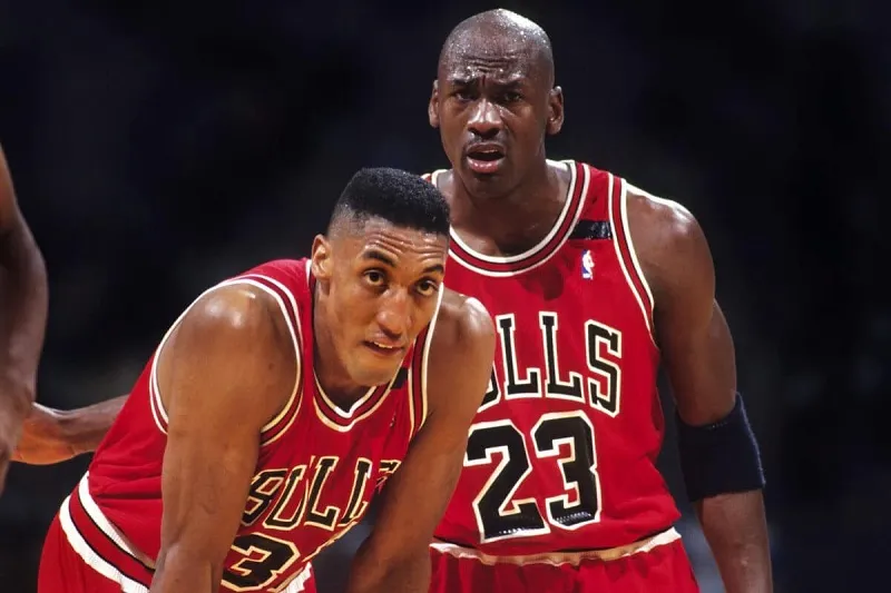 Scottie Pippen Michael Jordan