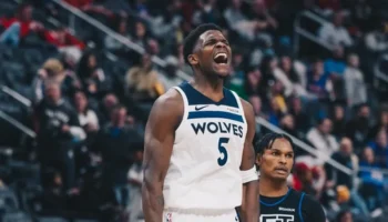 Anthony Edwards Timberwolves Pistons