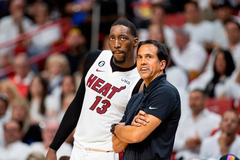 Spoelstra Bam Adebayo Heat