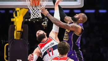 LeBron James Lakers Wizards