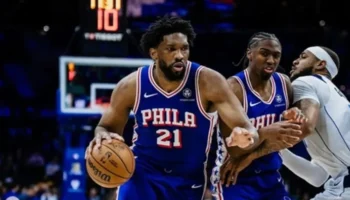 Joel Embiid 76ers Mavericks