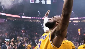 LeBron James Lakers Blazers