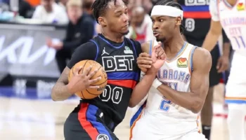 NBA técnico Pistons Thunder