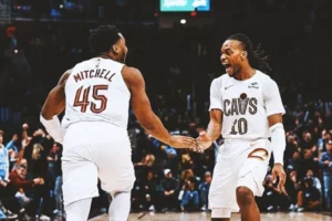 Cavs Mitchell Garland playoffs