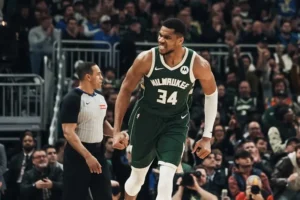 Giannis Antetokounmpo vitória Bucks