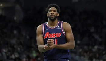 NBA 76ers Joel Embiid