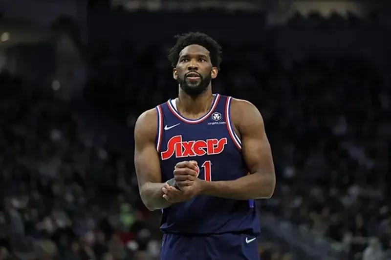 NBA 76ers Joel Embiid