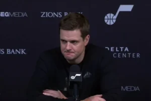 técnico Jazz jogadores derrota