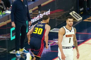 Stephen Curry Warriors Nuggets