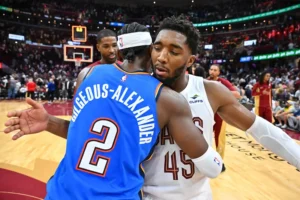 thunder cavaliers vitórias nba