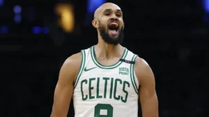 Derrick White Warriors troca