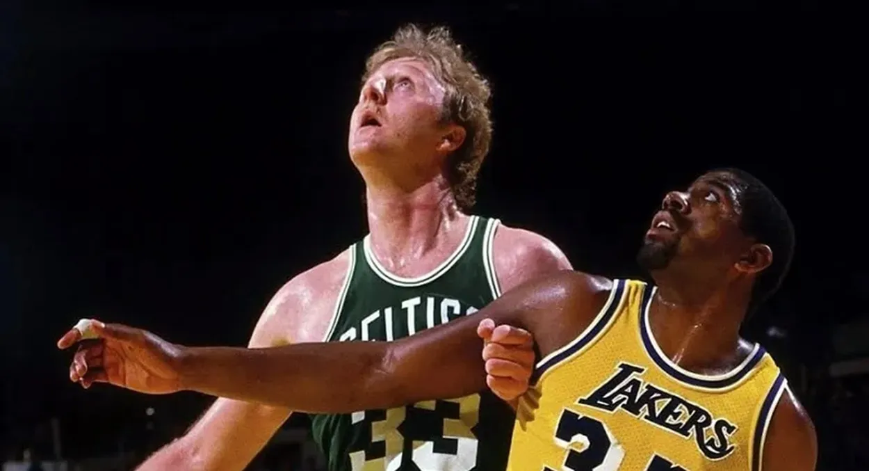 Magic Johnson Celtics Lakers