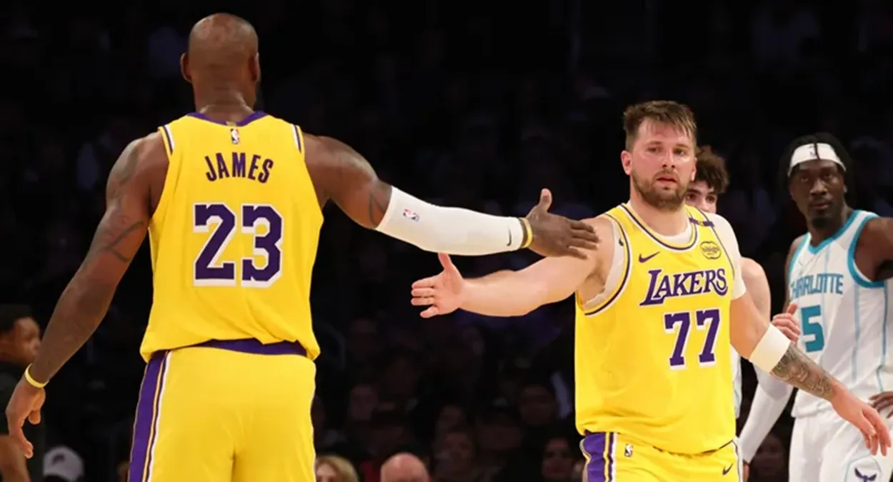 Luka Doncic LeBron James