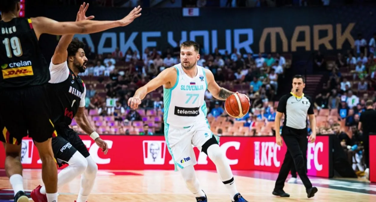 Luka Doncic Eslovênia Bélgica
