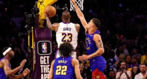 nuggets jogador lakers playoffs