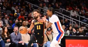 pistons hawks nba recorde