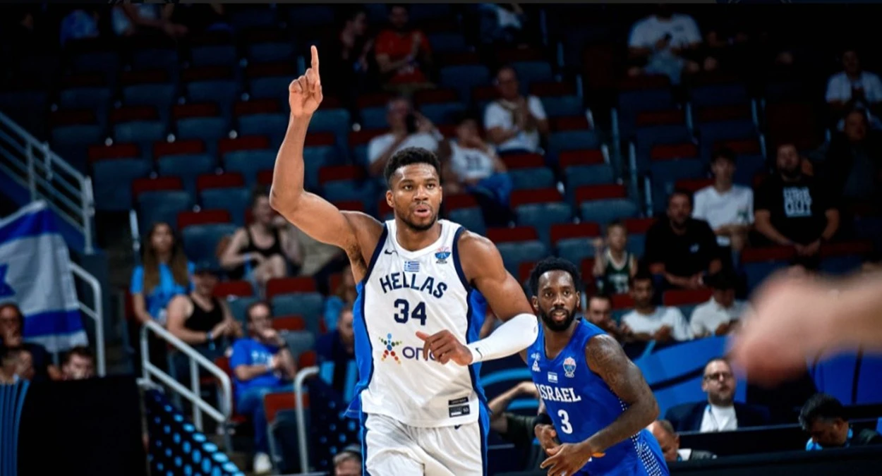 Giannis Antetokounmpo Grécia Israel