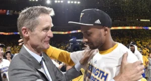 Leandrinho Steve Kerr Warriors