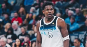 timberwolves anthony edwards lesão