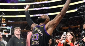 LeBron James Lakers Jazz
