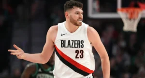 Donovan Clingan Blazers Celtics