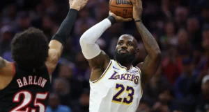 LeBron James Lakers 76ers