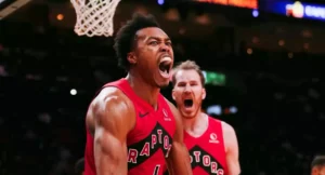 scottie barnes raptors warriors