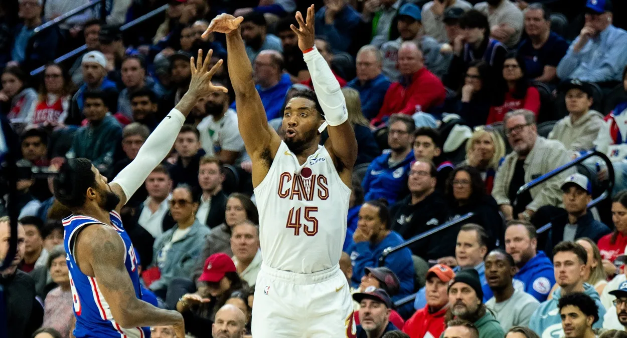 Donovan Mitchell Cavaliers 76ers