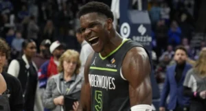 Anthony Edwards rosto nba