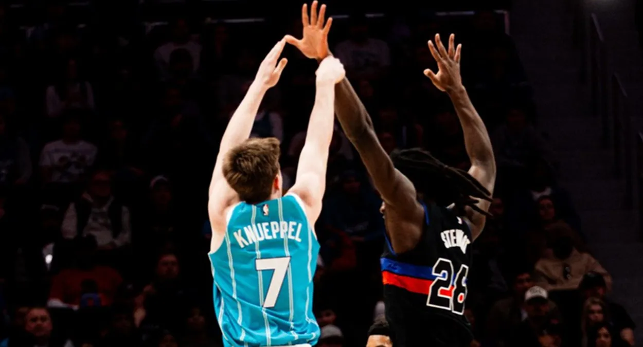 NBA Hornets Pistons briga