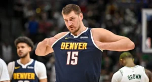 Nikola Jokic Nuggets Celtics