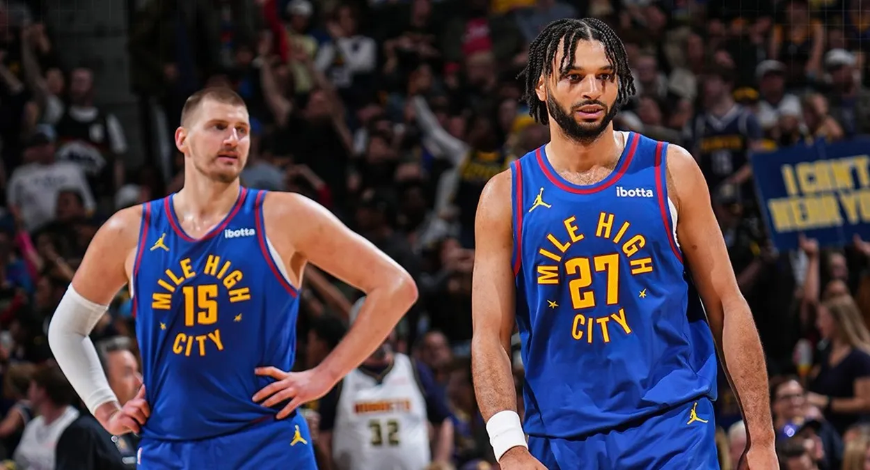 Nikola Jokic Nuggets Warriors