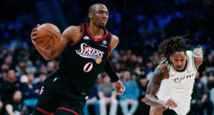 NBA 76ers Tyrese Maxey