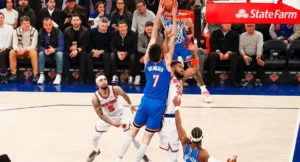 NBA Thunder jogadores Knicks