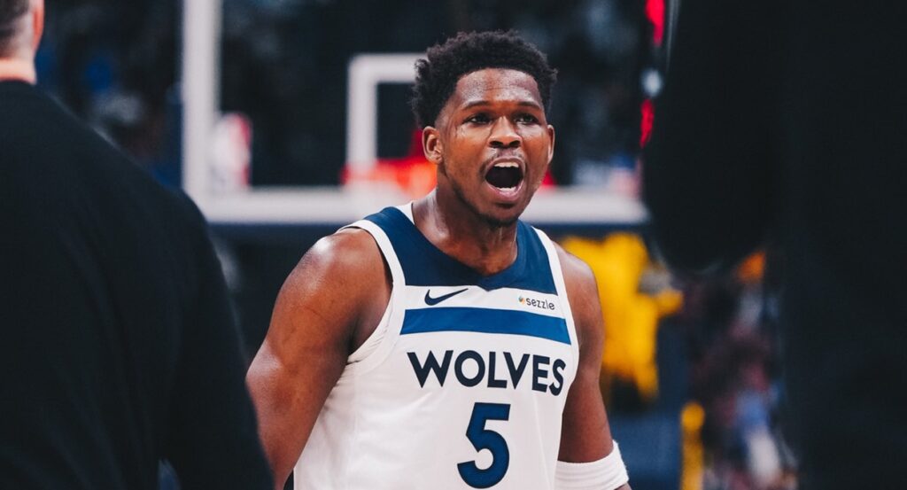 Anthony Edwards Timberwolves Nuggets