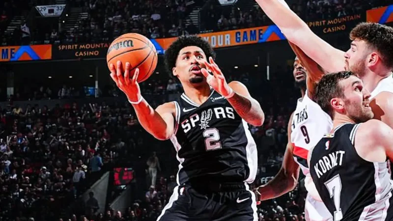 Dylan Harper Spurs Blazers