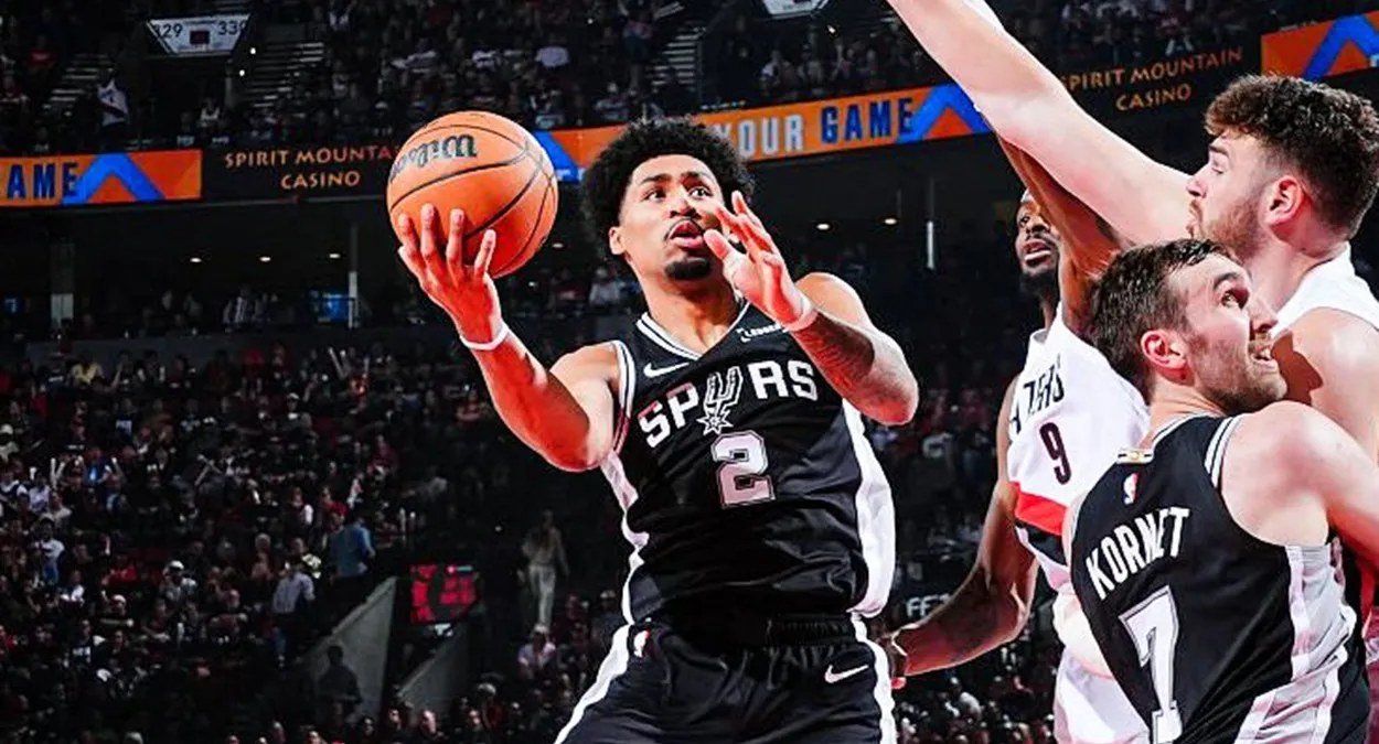 Dylan Harper Spurs Blazers