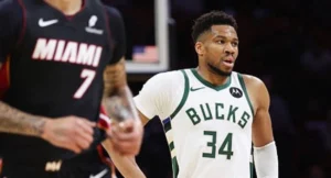 Giannis Antetokounmpo troca Heat