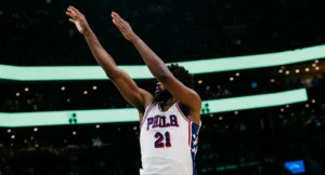 Joel Embiid 76ers Celtics