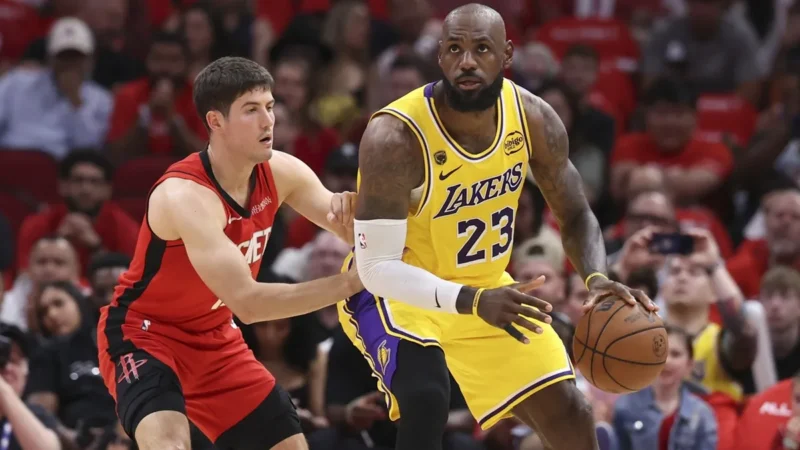 LeBron James Lakers Rockets